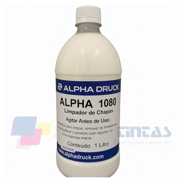 ALPHA DRUCK - ALPHA 1080 LIMPADOR DE CHAPAS